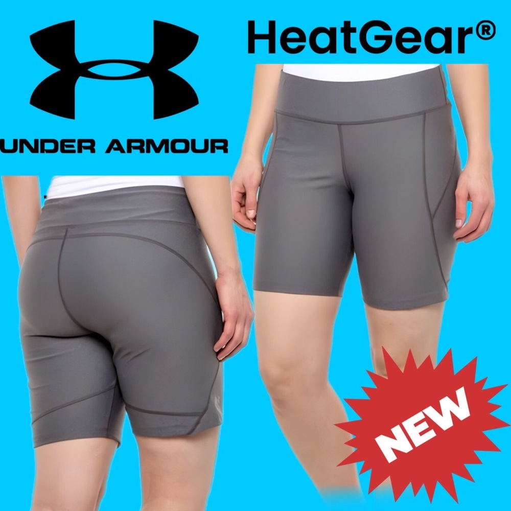 🆕 Under Armour HeatGear® Bike Shorts Gray size XL